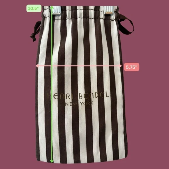 Henri Bendel Set of 2 Dust Bags Small & Medium - Like New - Picture 7 of 8